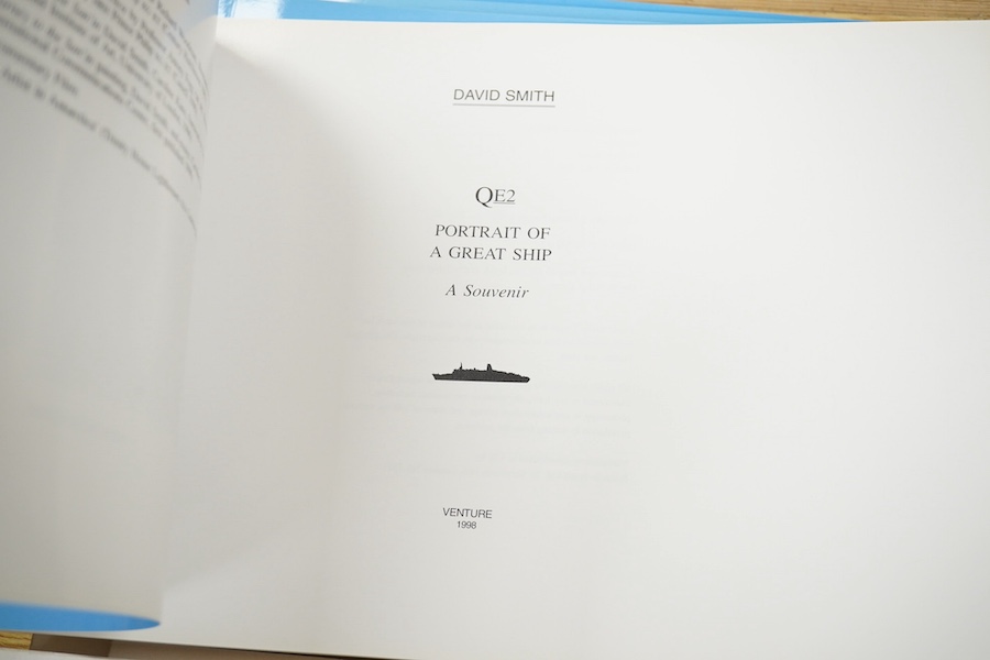 David Smith (1920-1999), a large collection of pencil sketches on tracing paper, Passengers and members of the crew, QE2 cruise 1996/97, each signed, inscribed and dated, together with ‘Cunard portrait of a Great Ship’ s